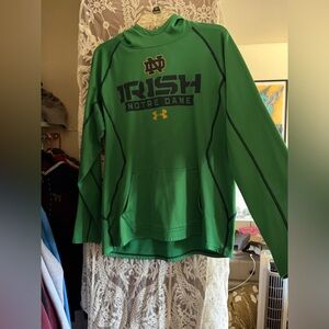 Notre Dame Men’s Green 'Irish' Pullover Hoodie - Under Armour